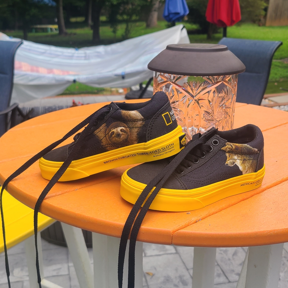 National Geographic Black and Yellow Men's Shoes